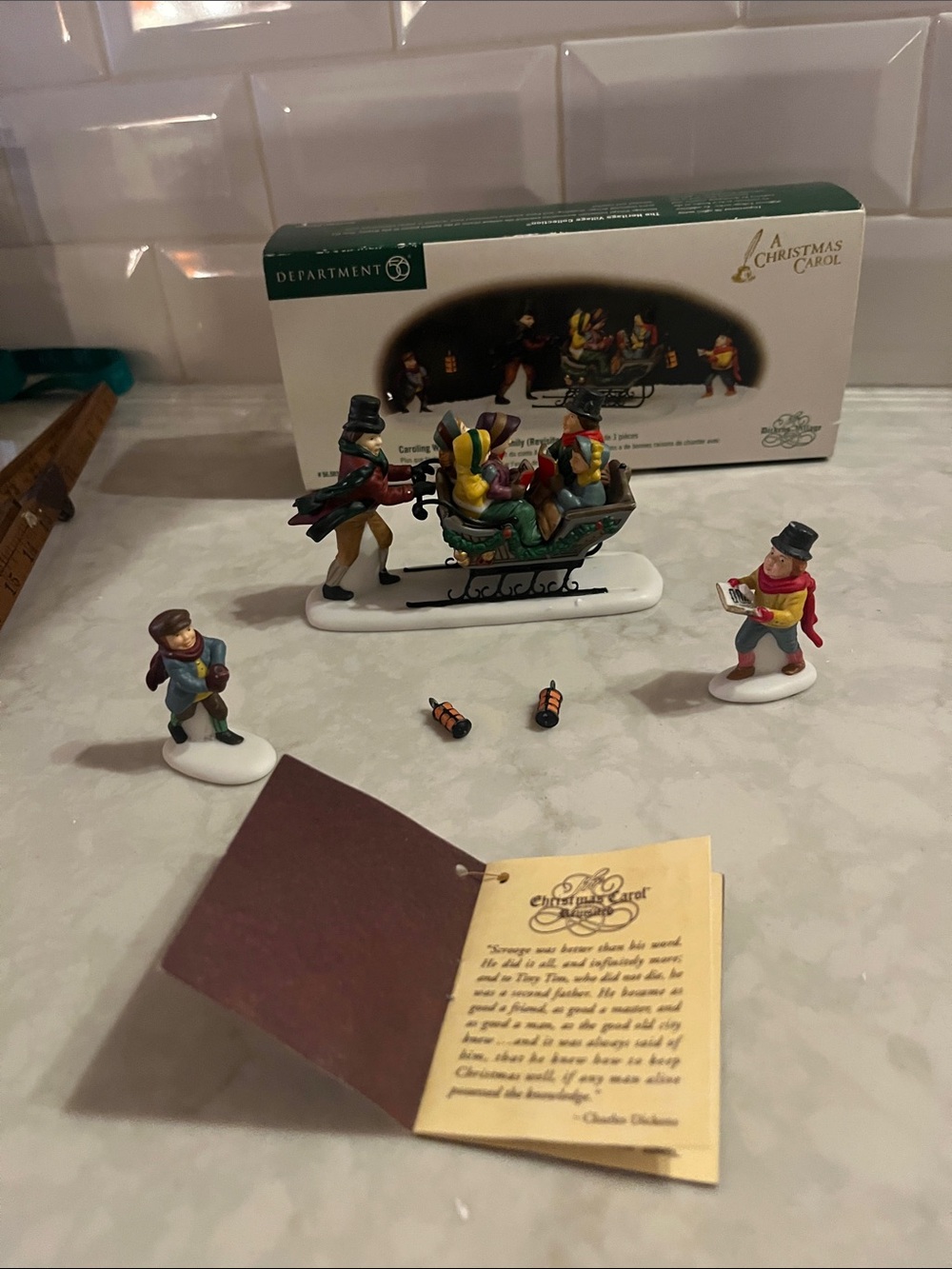 Dept 56 Caroling with the Cratchit Family